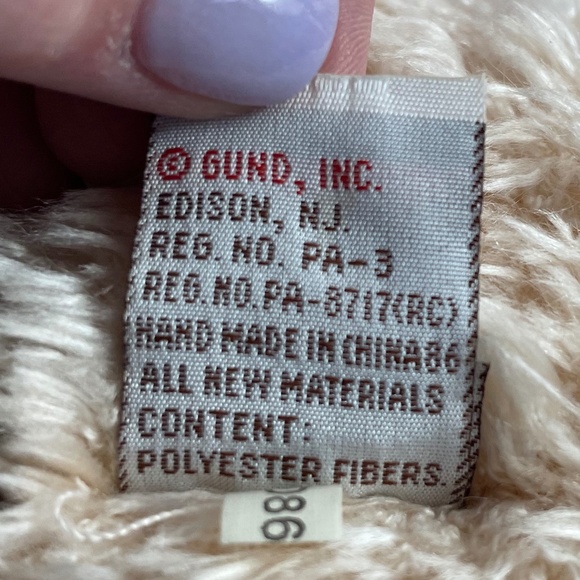 Gund Avon Exclusive Make a Promise Puppy Plush Shaggy Dog Tan 17" Stuffed Animal - Picture 10 of 12